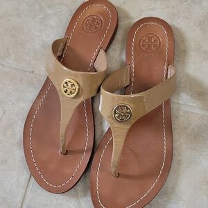 Tory Burch Tan Leather Sandals Size 7